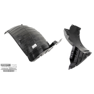 NISSAN 370Z Z34 NISMO 09- NADKOLE PRAWE PRZEDNIE PRAWY PRZÓD CZĘŚĆ PRZEDNIA OE 63844-6GA0A